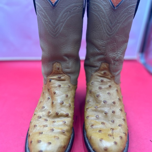 Justin men 6 exotic Cowboy boots - Picture 3 of 8
